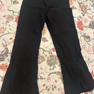 Black Wide-Leg Pants